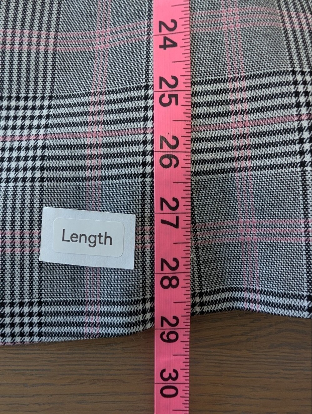Worthington XXL Plaid Blazer NWT Pink Gray Black Menswear Inspired - Picture 9 of 10